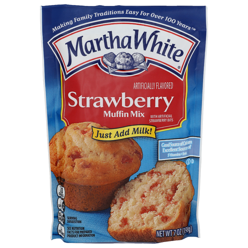 Martha White Strawberry Muffin Mix - 7 Ounce