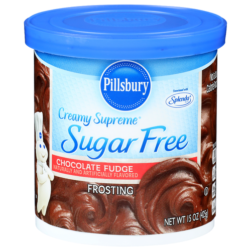 Pillsbury Creamy Supreme Chocolate Fudge Sugar Free Frosting - 15 Ounce