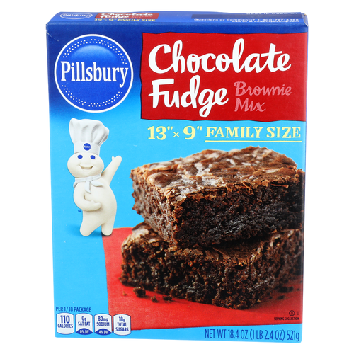 Pillsbury Chocolate Fudge Brownie Mix - 18.4 Ounce