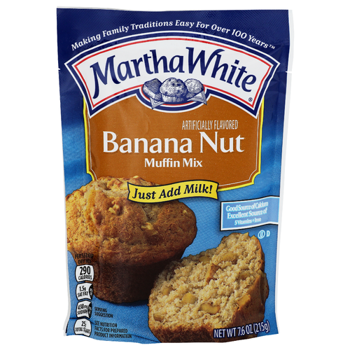 Martha White Banana Nut Muffin Mix - 7.6 Ounce