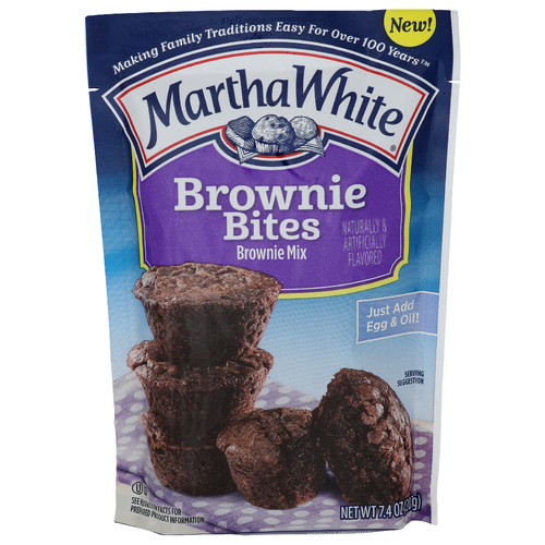 Martha White Brownie Bites Mix - 7.4 Ounce