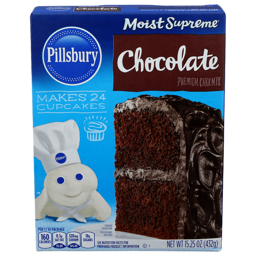 Pillsbury Chocolate Premium Cake Mix - 15.25 Ounce
