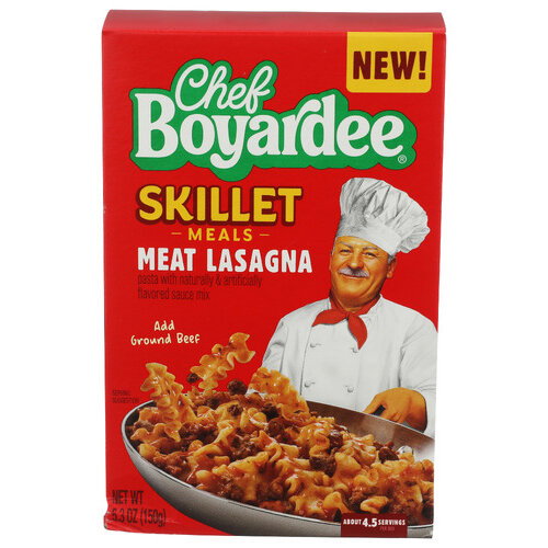 Chef Boyardee Meat Lasagna Skillet Meal - 5.3 Ounce