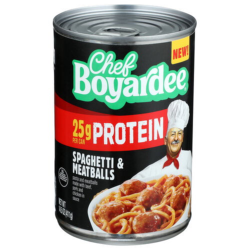 Chef Boyardee Cb Protein Spaghetti Meatballs - 14.5 Ounce