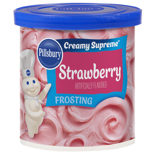Pillsbury Creamy Supreme Strawberry Frosting - 16 Ounce Image 1 of 4