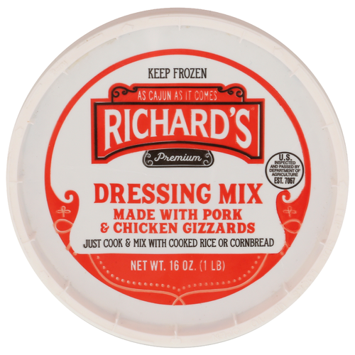 RICHARDS CAJUN FOODS Premium Rice Dressing Mix - 16 Ounce
