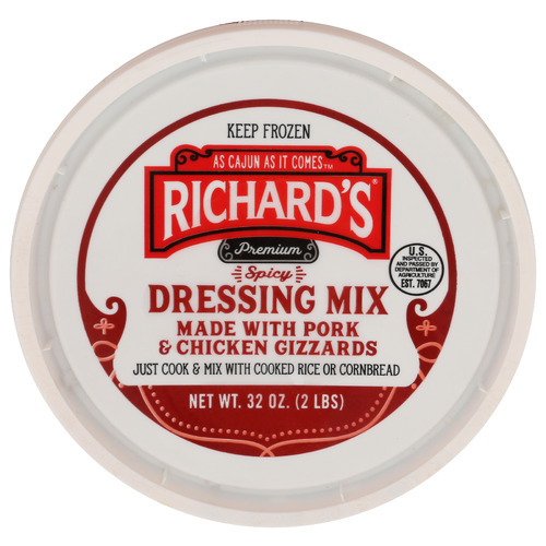 RICHARDS CAJUN FOODS Premium Hot Rice Dressing Mix - 32 Ounce