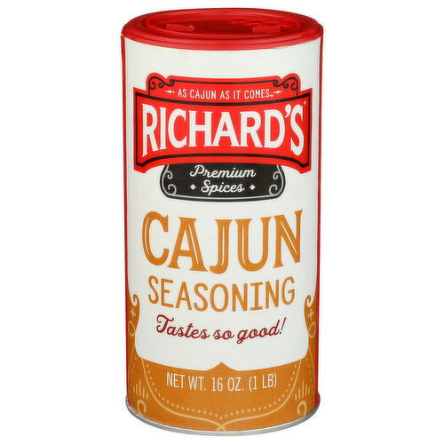 RICHARDS CAJUN FOODS Seasoning - 16 Ounce