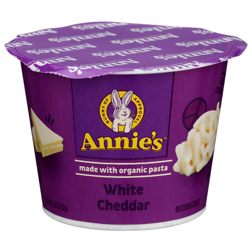 Annie's Homegrown Macaroni & Cheese White Cheddar - 2.01 Ounce Image 1 of 4