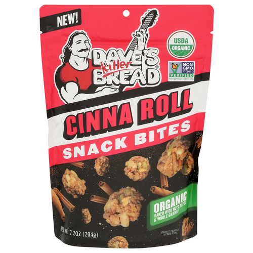 DAVE's Killer Bread Super Cinna Roll Snack Bites Crunchy - 7.2 Ounce