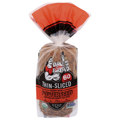 Dave's Killer Bread Multiseed Dkb Org Powerseed Ts Frz Cs Thin Sliced - 20.5 Ounce