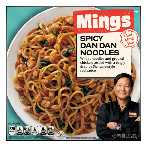 Mings Spicy Dan Noodles, Frozen Chicken And Asian Food - 10 Ounce