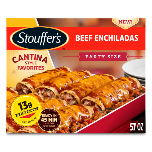 Stouffer's Party Size Beef Enchiladas Frozen Meal - 57 Ounce