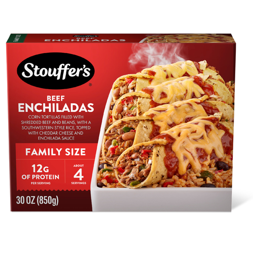 Stouffer's Frozen Meal Beef Enchilada Family Size - 1.88 Pound