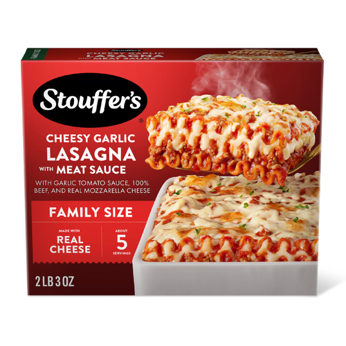 Stouffer's Cheesy Garlic With Meat Sauce Family Size Lasagna - 35 Ounce