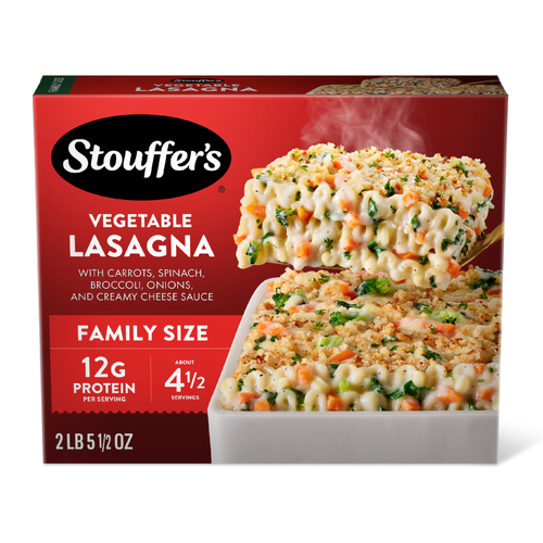 Stouffer's Vegetable Lasagna Family Size Easy Frozen Dinners - 2.34 Pound
