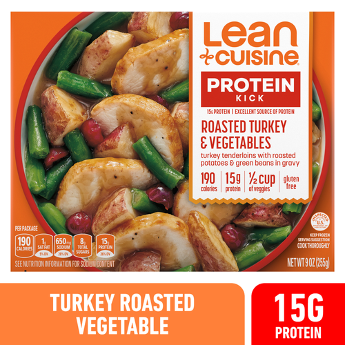 Lean Cuisine Protein Kick Roasted Turkey & Vegetables Frozen Meal - 9 Ounce
