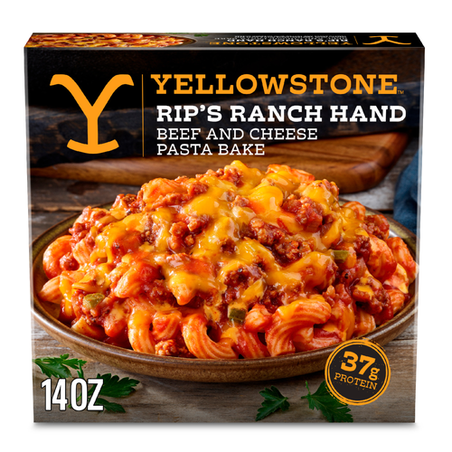 Yellowstone Rip's Ranch Hand Beef And Cheese Pasta Bake, Frozen - 14 Ounce