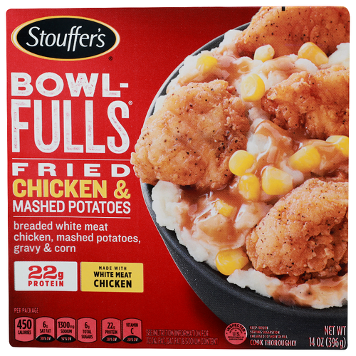 Stouffer's Fried Chicken & Mashed Potatoes Bowl-Fulls - 14 Ounce
