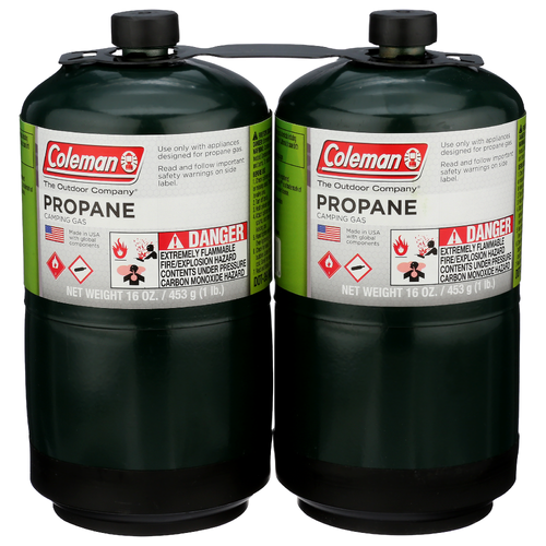Coleman Propane Camping Gas - 16 Ounce - 2 Count