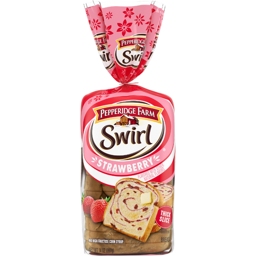 Pepperidge Farm Swirl Strawberry Breakfast Bread, Loaf - 14 Ounce Image 1 of 2