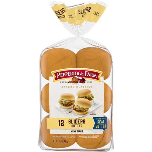 Pepperidge Farm Butter Slider Buns - 15 Ounce Image 1 of 2