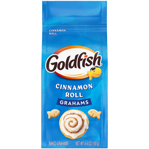 Pepperidge Farm Goldfish Grahams Cinnamon Roll Baked Snack Crackers, Bag - 6.6 Ounce