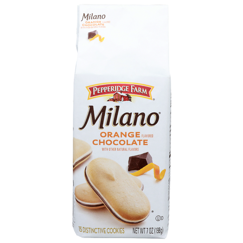 Pepperidge Farm Orange Flavored Chocolate Milano Cookies - 0.467 Ounce - 15 Count