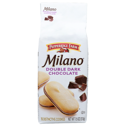 Pepperidge Farm Double Dark Chocolate Milano Cookie - 0.5 Ounce - 15 Count