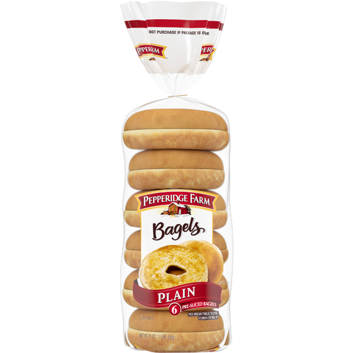Pepperidge Farm Farmhouse Plain Bagels - 21 Ounce Image 1 of 4