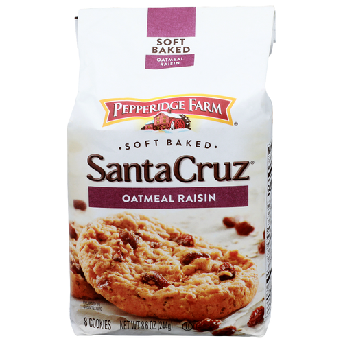 Pepperidge Farm Santa Cruz Oatmeal Raisin - 1.075 Ounce - 8 Count