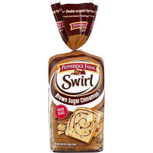 Pepperidge Farm Brown Sugar Cinnamon Swirl Breakfast Bread, Loaf - 16 Ounce
