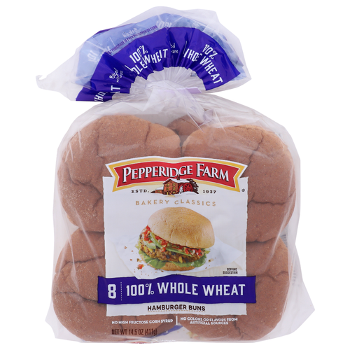 Pepperidge Farm Bakery Classics Hamburger Buns - 1.813 Ounce - 8 Count Image 1 of 4