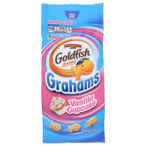 Pepperidge Farm Goldfish Vanilla Cupcake Baked Graham Snacks - 6.6 Ounce