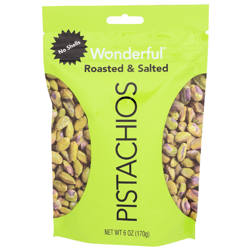 Wonderful Pistachios Rs No Shell, 10 Roasted & Salted - 6 Ounce