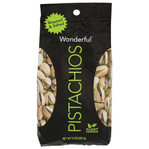 WONDERFUL PISTACHIOS Roasted Salted In Shell Roasted & Salted - 8 Ounce