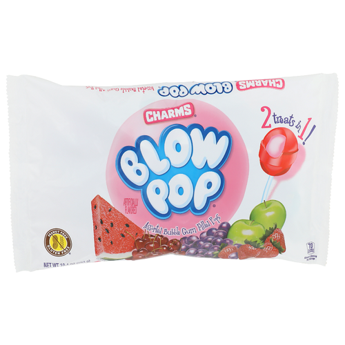 Charms Assorted Bubble Gum Filled Pops Blow Pop - 10.4 Ounce