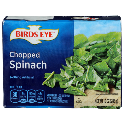 Birds Eye Chopped Spinach - 10 Ounce