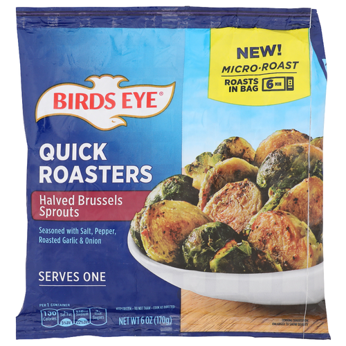 Birds Eye Quick Roasters Halved Brussels Sprouts - 6 Ounce - 1 Count