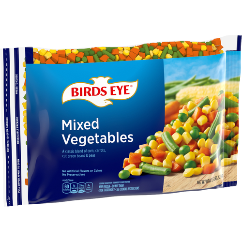 Birds Eye Frozen Mixed Vegetables, Corn, Carrots, Green Beans & Peas - 80 Ounce