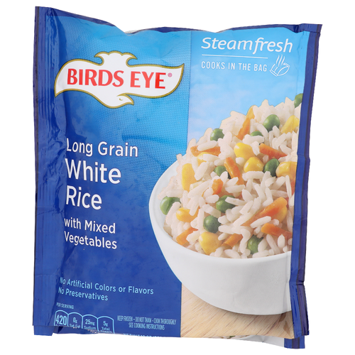 Birds Eye Steamfresh Long Grain White Rice With Mixed Vegetables - 10 Ounce
