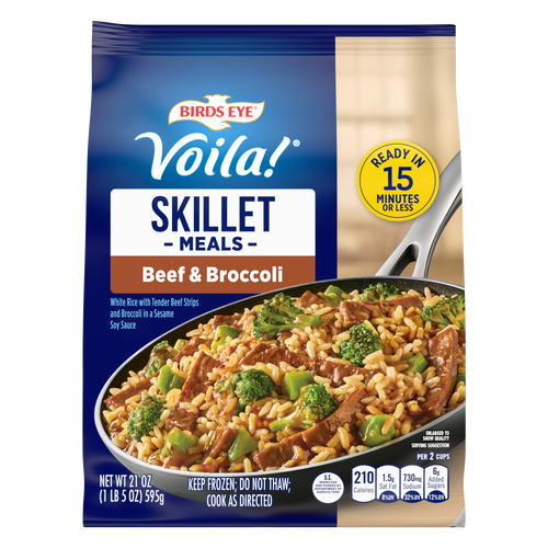 Birds Eye Voila! Beef & Broccoli, Frozen Meal, Bag - 21 Ounce