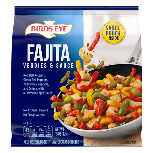 Birds Eye Fajita Veggies & Sauce, Frozen - 15 Ounce