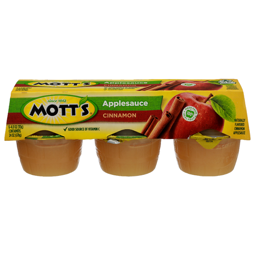 Mott's Cinnamon Applesauce - 4 Ounce - 6 Count