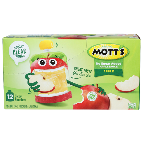 Mott's Apple Applesauce - 3.2 Ounce - 12 Count