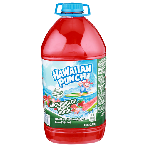 Hawaiian Punch Juice Drink Watermelon Berry Boom - 1 Gallon