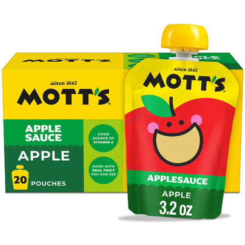 Motts Applesauce Clear - 0.16 Ounce - 20 Count
