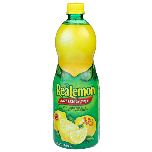 Rea'lemon Realemon 100% Lemon Juice - 32 Fluid Ounce