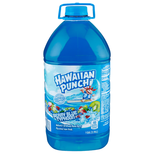 Hawaiian Punch Juice Drink Berry Blue Typhoon - 1 Gallon