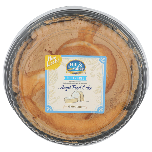 Hill & Valley Premium Bakery Angel Food Cake - 9 Ounce